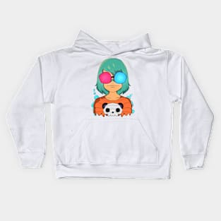 3D Girl Kids Hoodie